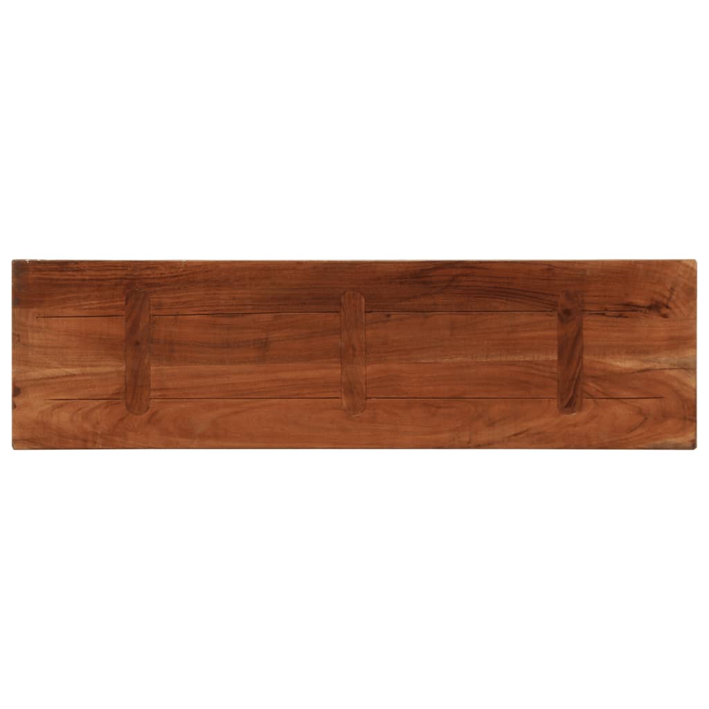 Table Top 110x30x3.8 cm Rectangular Solid Wood Reclaimed