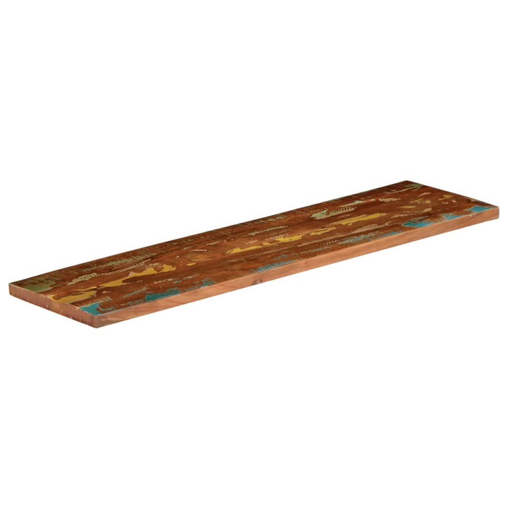 Table Top 120x30x3.8 cm Rectangular Solid Wood Reclaimed