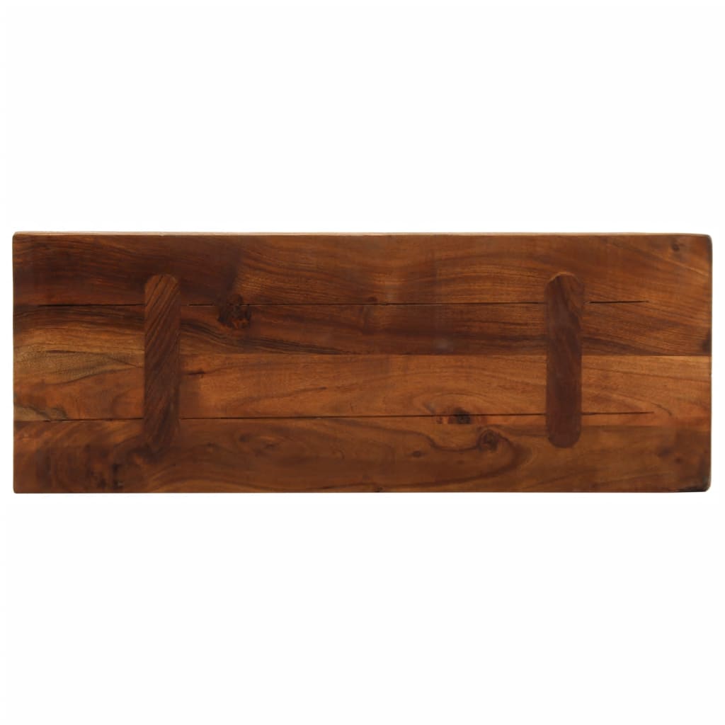 Table Top 90x40x3.8 cm Rectangular Solid Wood Reclaimed
