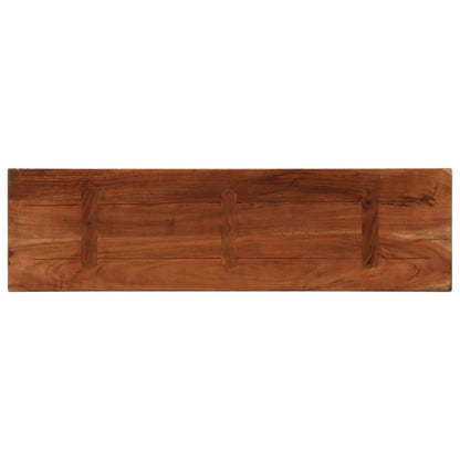 Table Top 100x40x3.8 cm Rectangular Solid Wood Reclaimed