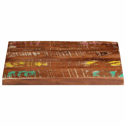 Table Top 50x50x3.8 cm Square Solid Wood Reclaimed