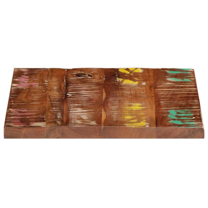 Table Top 50x50x3.8 cm Square Solid Wood Reclaimed