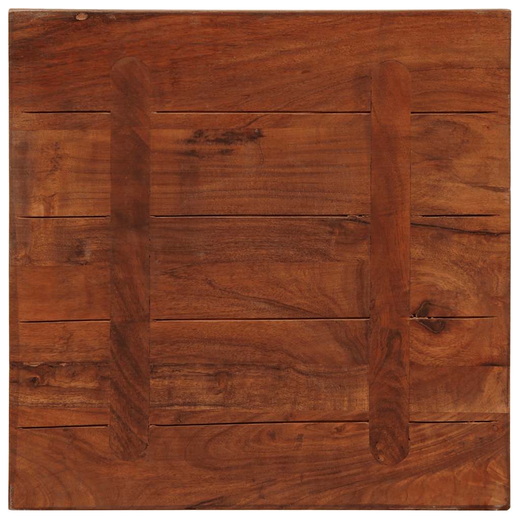 Table Top 50x50x3.8 cm Square Solid Wood Reclaimed