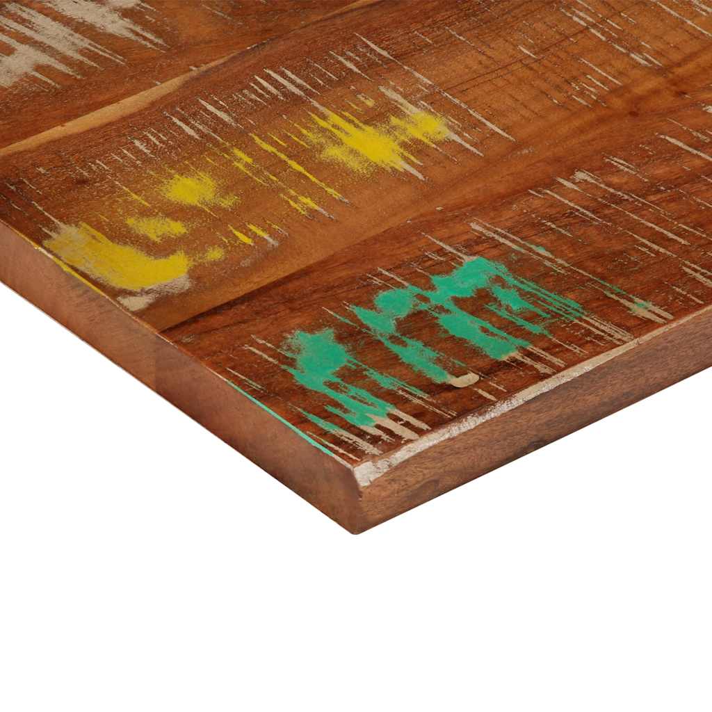 Table Top 50x50x3.8 cm Square Solid Wood Reclaimed