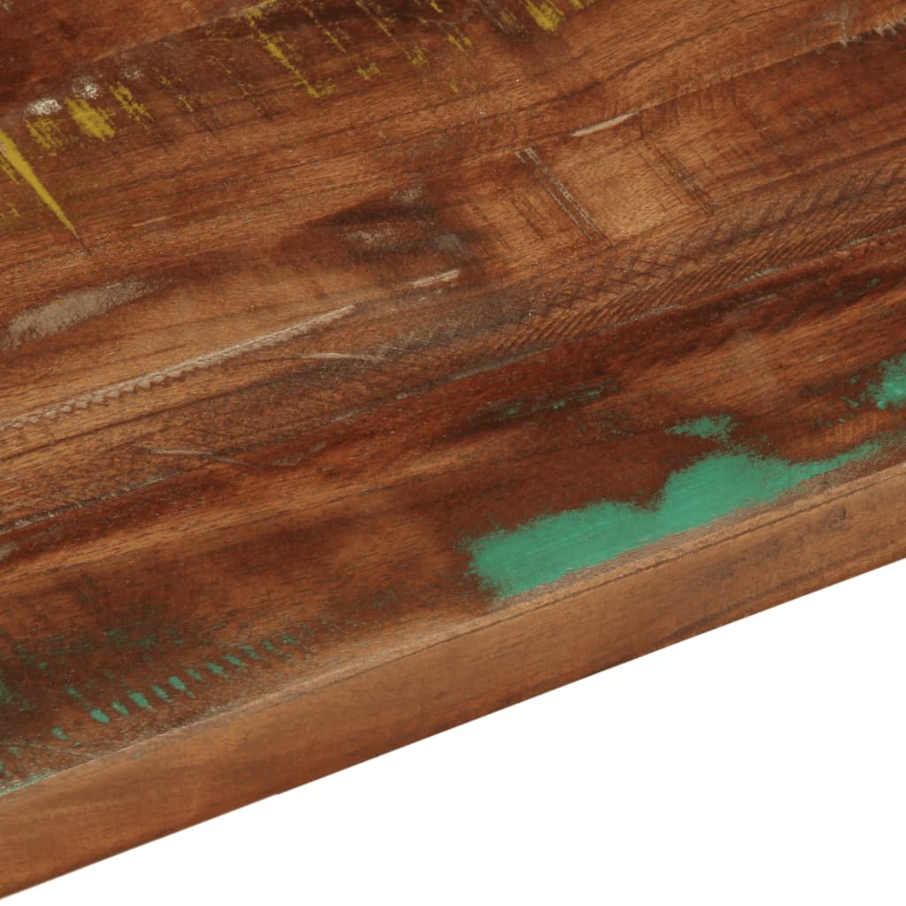 Table Top 80x50x3.8 cm Rectangular Solid Wood Reclaimed