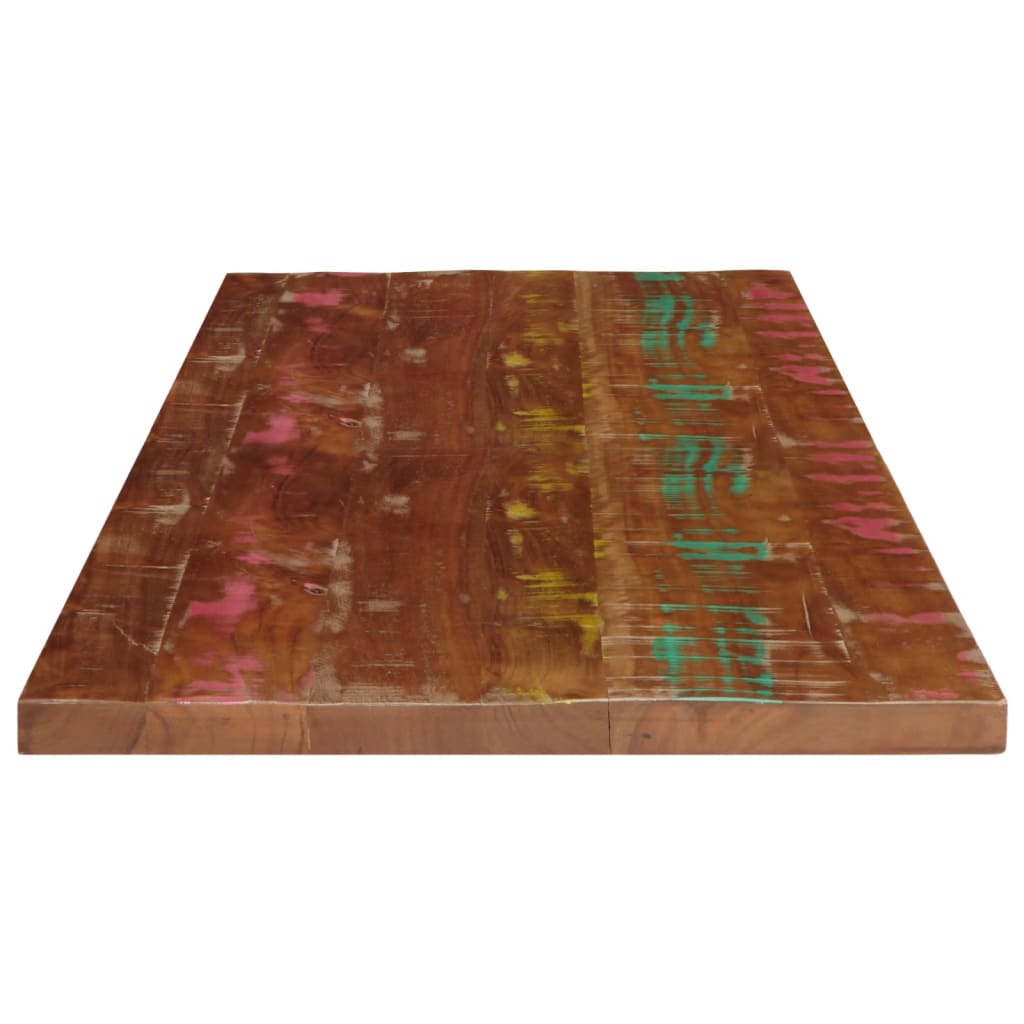 Table Top 110x50x3.8 cm Rectangular Solid Wood Reclaimed
