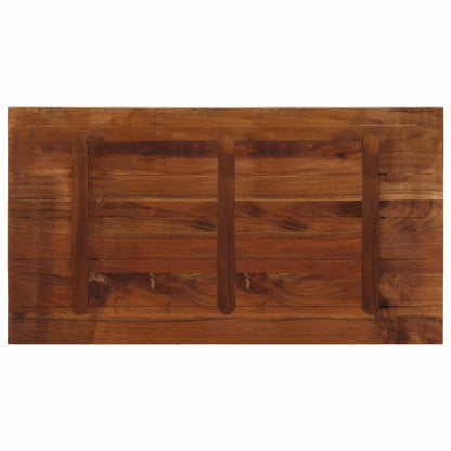 Table Top 110x50x3.8 cm Rectangular Solid Wood Reclaimed