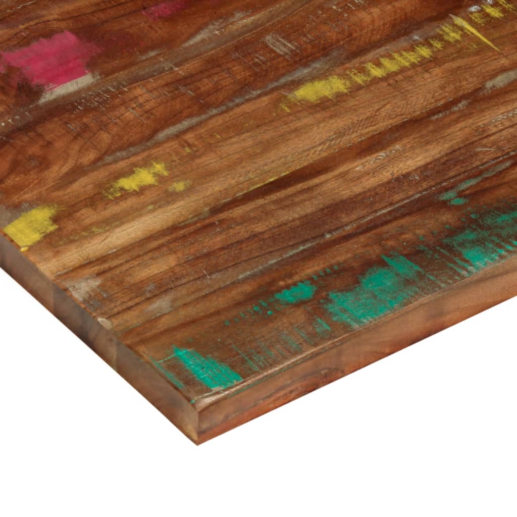 Table Top 110x50x3.8 cm Rectangular Solid Wood Reclaimed