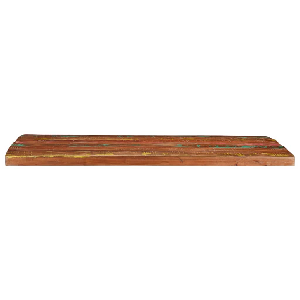 Table Top 90x80x3.8 cm Rectangular Solid Wood Reclaimed