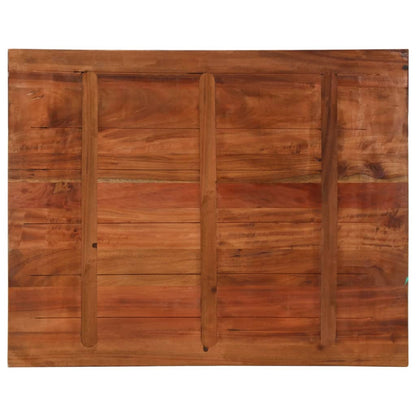 Table Top 90x80x3.8 cm Rectangular Solid Wood Reclaimed