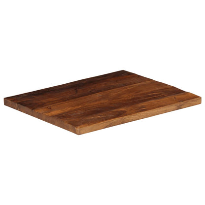 Table Top 60x50x2.5 cm Rectangular Solid Wood Reclaimed