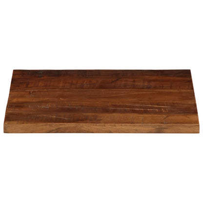 Table Top 60x50x2.5 cm Rectangular Solid Wood Reclaimed