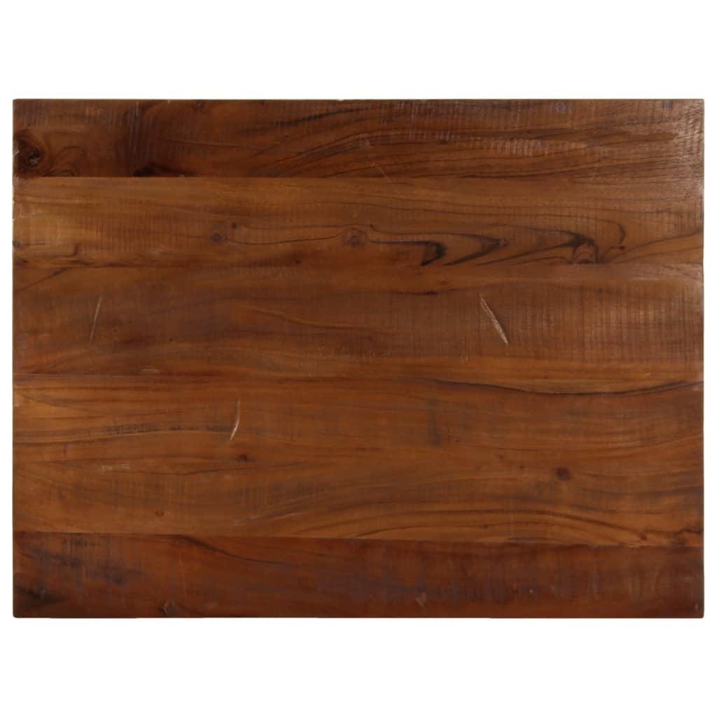 Table Top 70x50x2.5 cm Rectangular Solid Wood Reclaimed