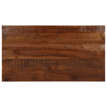 Table Top 110x50x2.5 cm Rectangular Solid Wood Reclaimed