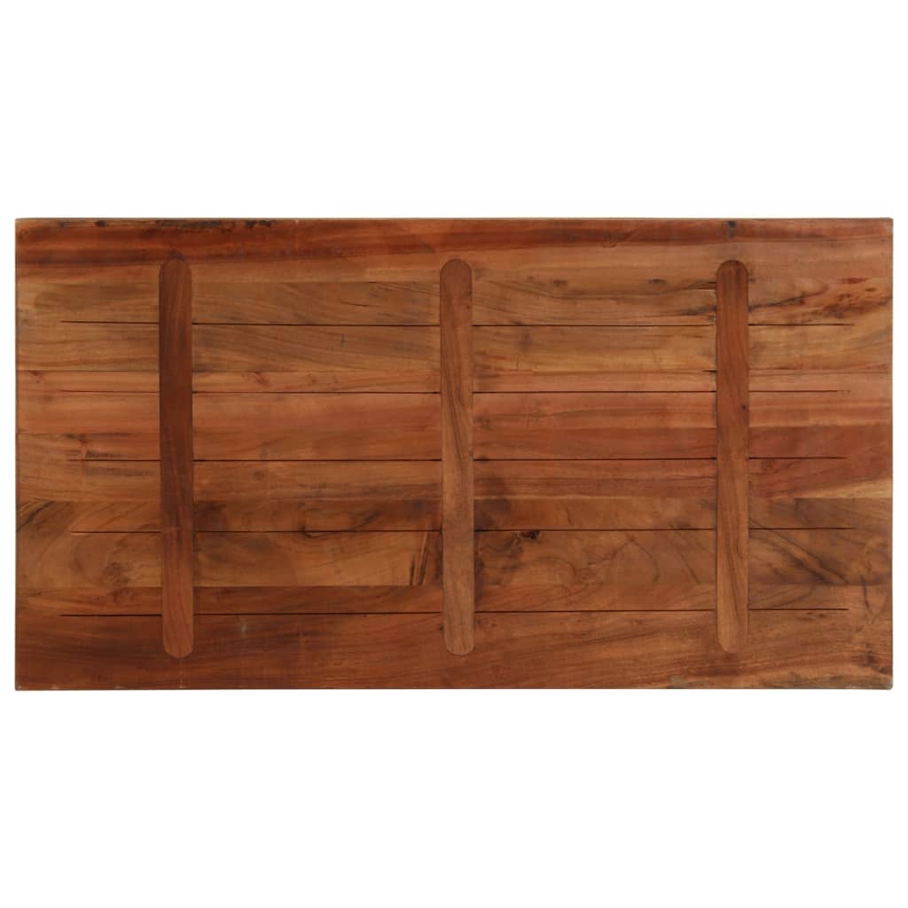 Table Top 110x50x2.5 cm Rectangular Solid Wood Reclaimed