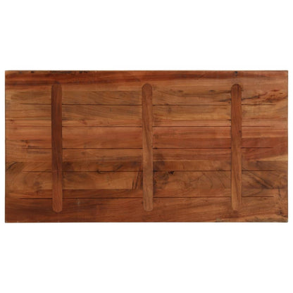 Table Top 110x50x2.5 cm Rectangular Solid Wood Reclaimed