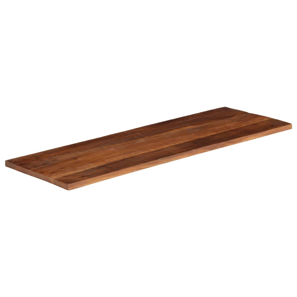 Table Top 140x50x2.5 cm Rectangular Solid Wood Reclaimed
