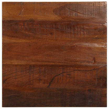 Table Top 60x60x2.5 cm Square Solid Wood Reclaimed