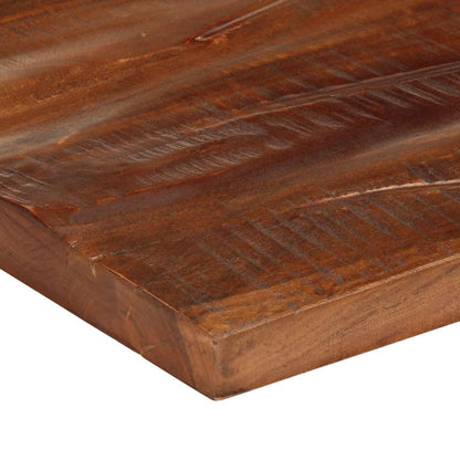 Table Top 60x60x2.5 cm Square Solid Wood Reclaimed