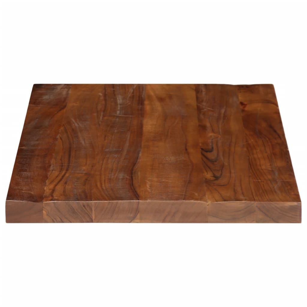 Table Top 80x60x2.5 cm Rectangular Solid Wood Reclaimed