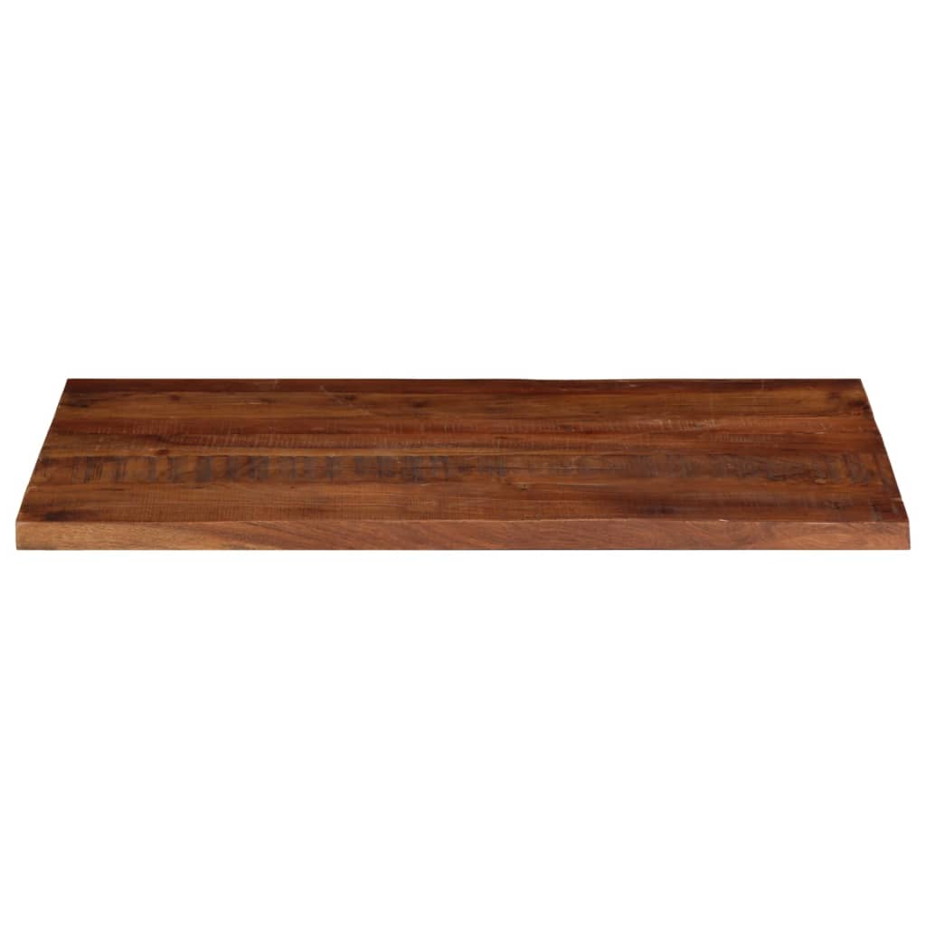 Table Top 100x60x2.5 cm Rectangular Solid Wood Reclaimed