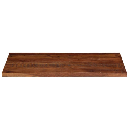 Table Top 100x60x2.5 cm Rectangular Solid Wood Reclaimed