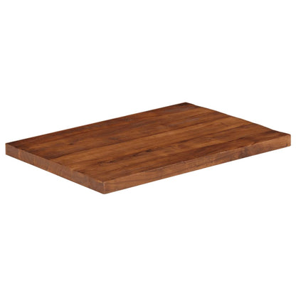 Table Top 90x70x2.5 cm Rectangular Solid Wood Reclaimed