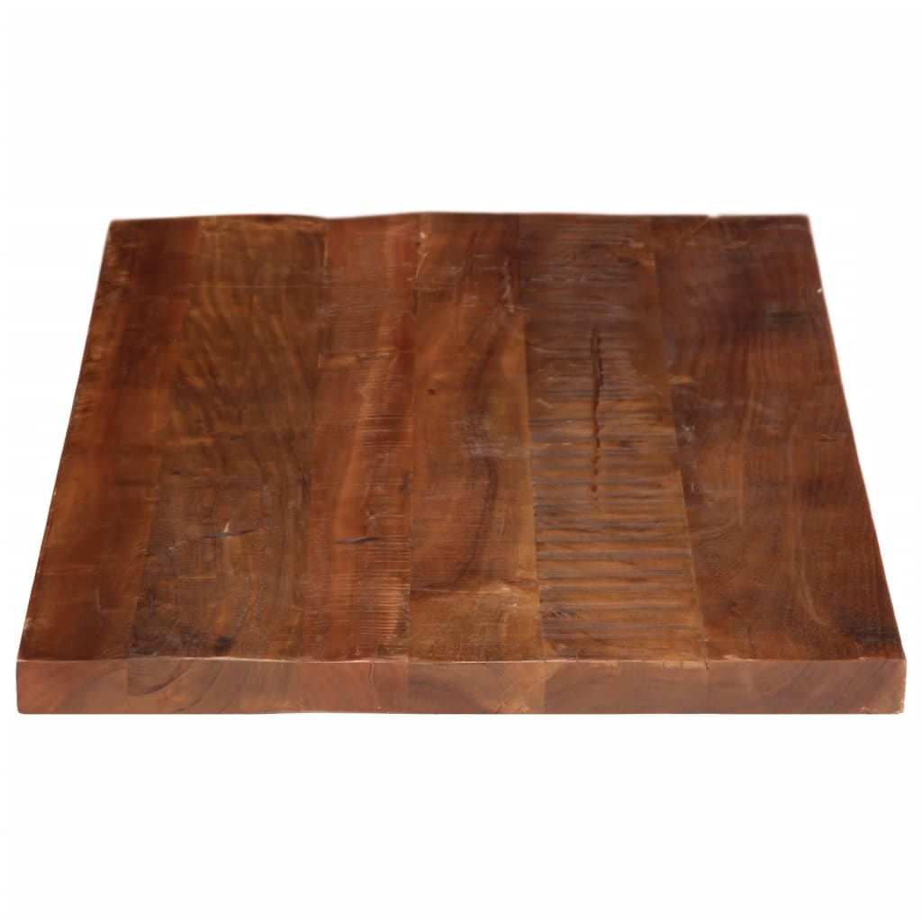Table Top 100x70x2.5 cm Rectangular Solid Wood Reclaimed