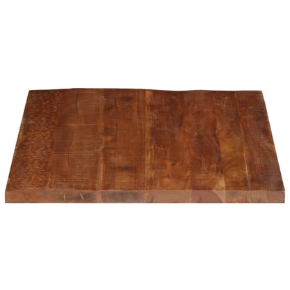 Table Top 90x80x2.5 cm Rectangular Solid Wood Reclaimed