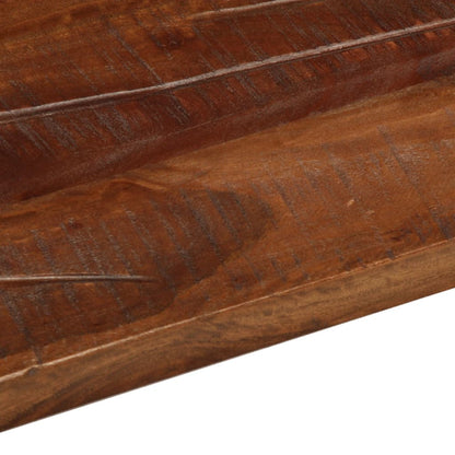 Table Top 100x80x2.5 cm Rectangular Solid Wood Reclaimed