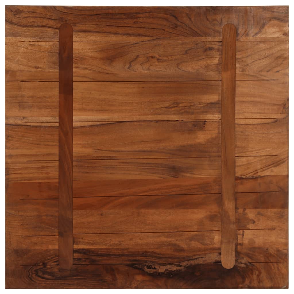 Table Top 90x90x2.5 cm Square Solid Wood Reclaimed
