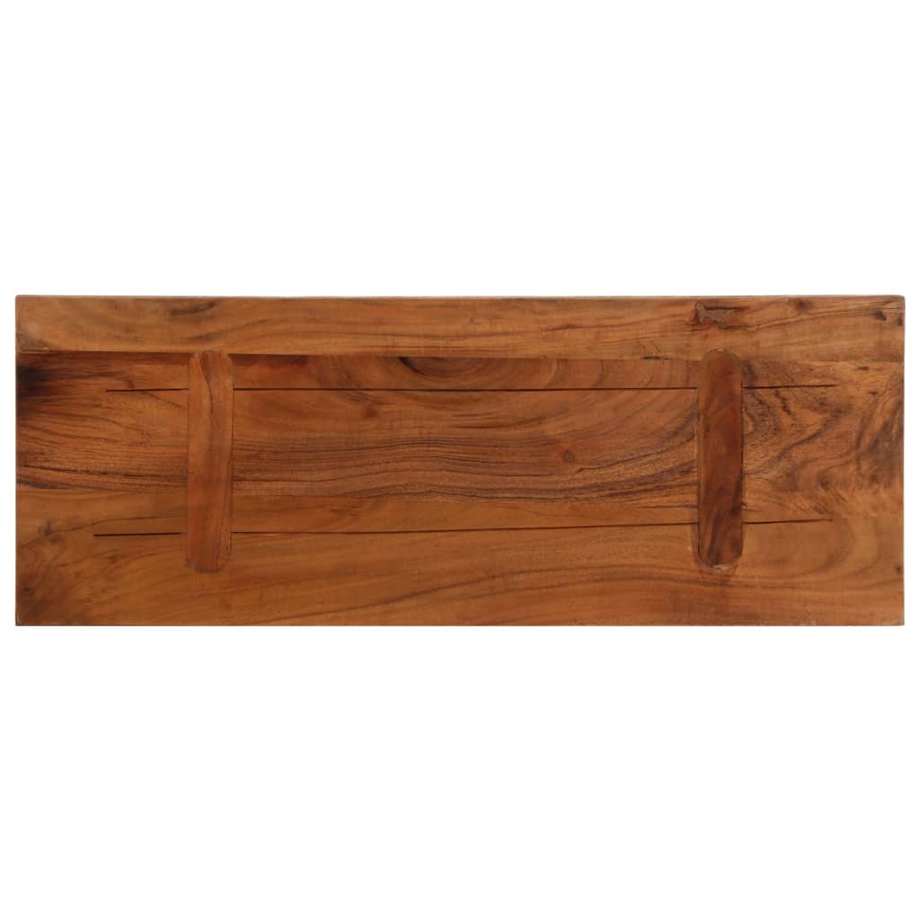 Table Top 90x30x3.8 cm Rectangular Solid Wood Reclaimed