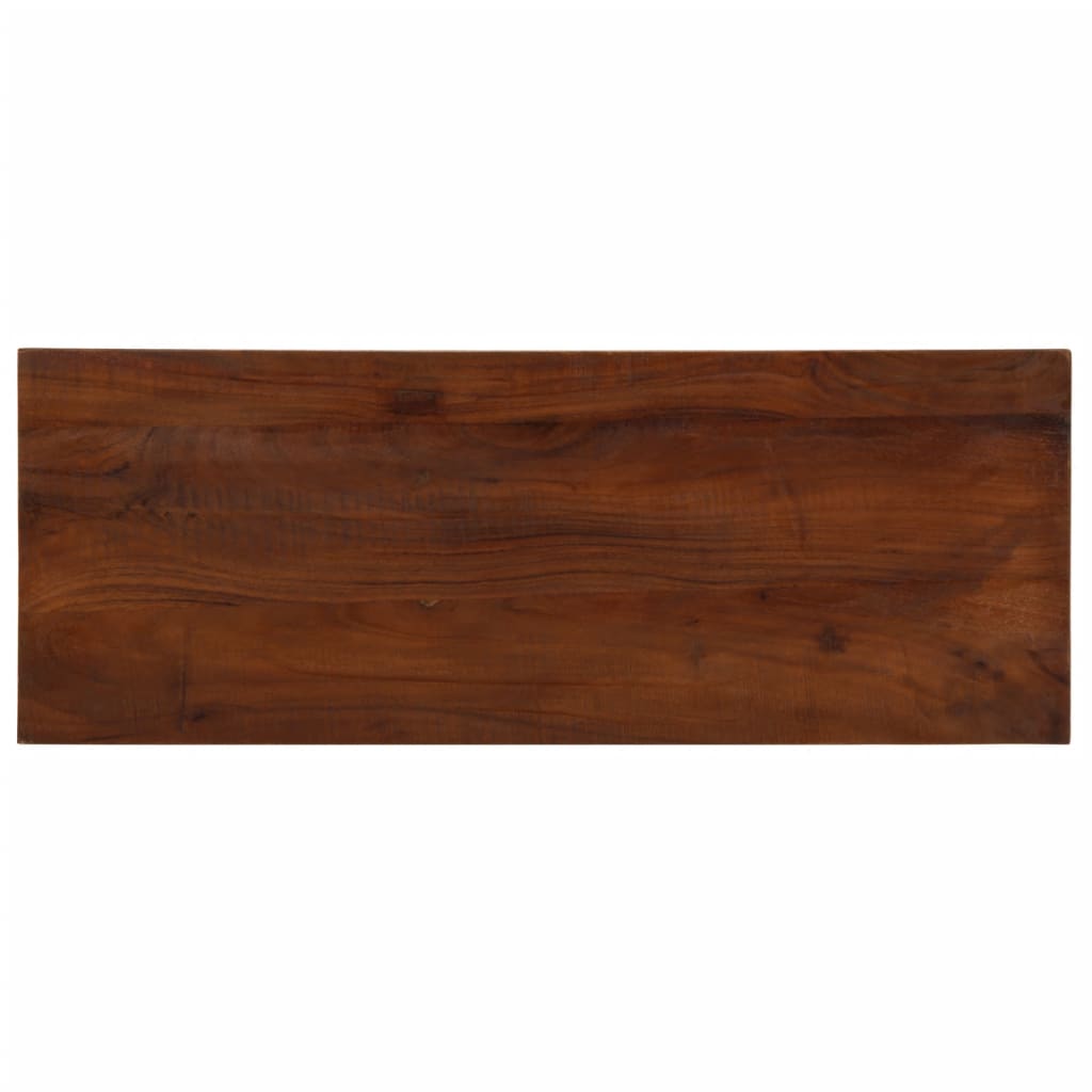 Table Top 90x40x3.8 cm Rectangular Solid Wood Reclaimed