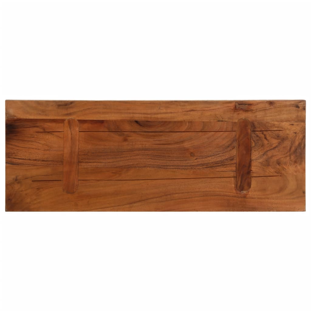 Table Top 90x40x3.8 cm Rectangular Solid Wood Reclaimed