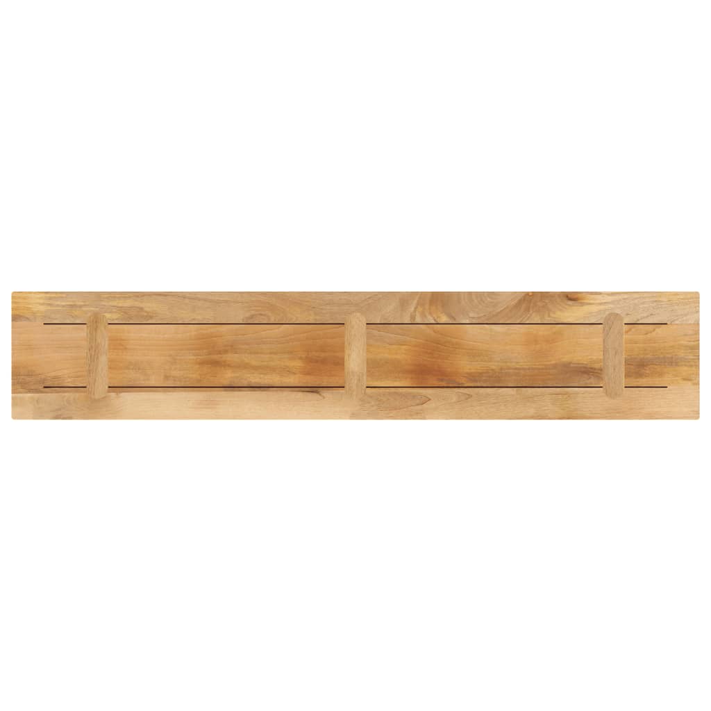 Table Top 180x30x2.5 cm Rectangular Solid Wood Rough Mango