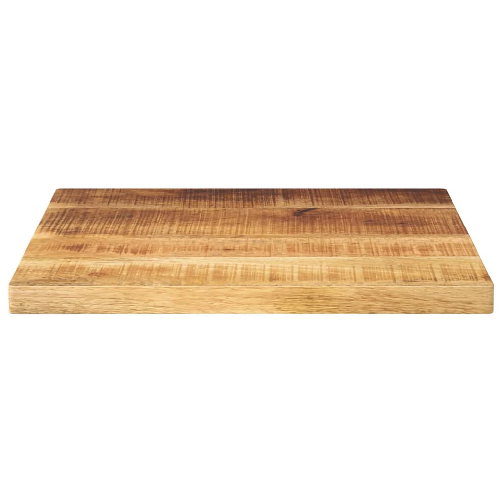 Table Top 40x40x2.5 cm Square Solid Wood Rough Mango