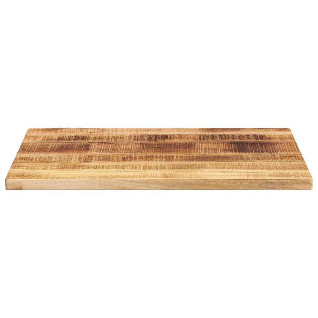 Table Top 80x50x2.5 cm Rectangular Solid Wood Rough Mango