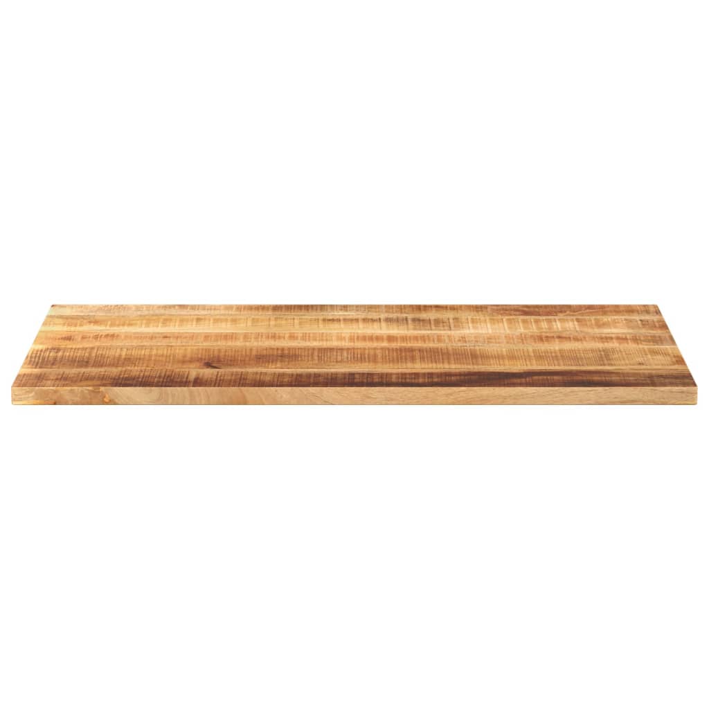 Table Top 120x70x2,5 cm Rectangular Solid Wood Rough Mango