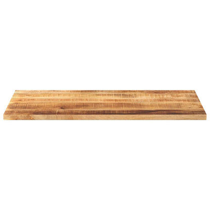 Table Top 120x70x2,5 cm Rectangular Solid Wood Rough Mango