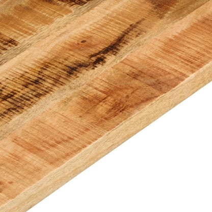 Table Top 120x70x2,5 cm Rectangular Solid Wood Rough Mango