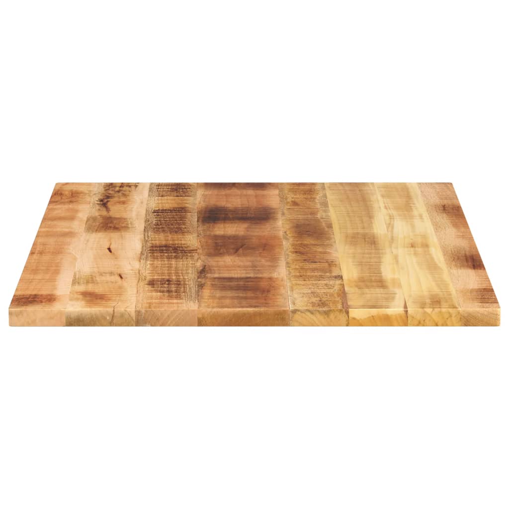 Table Top 90x80x2.5 cm Rectangular Solid Wood Rough Mango