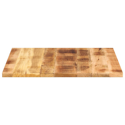 Table Top 90x90x2.5 cm Square Solid Wood Rough Mango