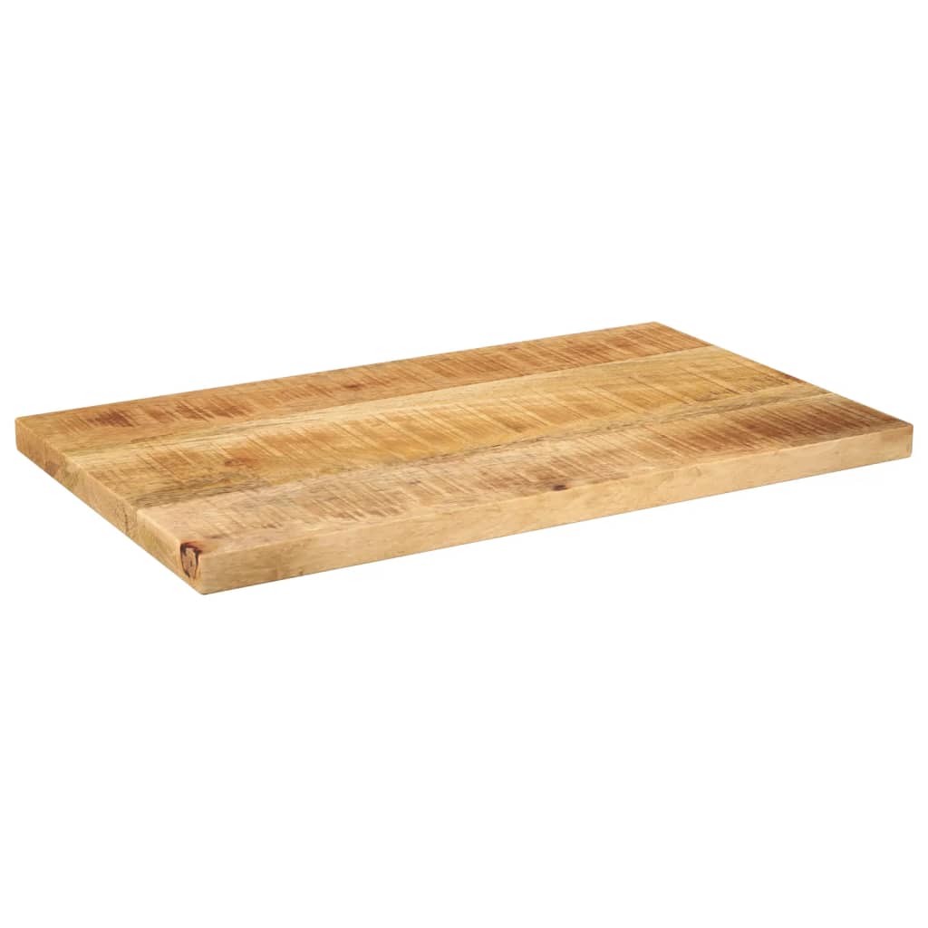 Table Top 40x20x3.8 cm Rectangular Solid Wood Rough Mango
