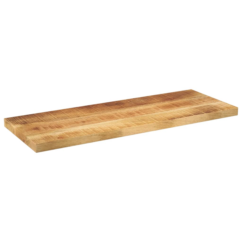 Table Top 90x20x3.8 cm Rectangular Solid Wood Rough Mango