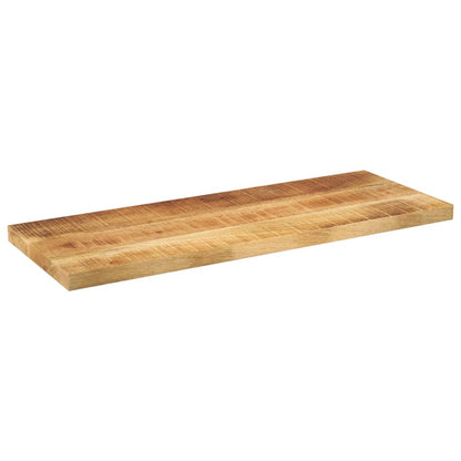 Table Top 90x20x3.8 cm Rectangular Solid Wood Rough Mango