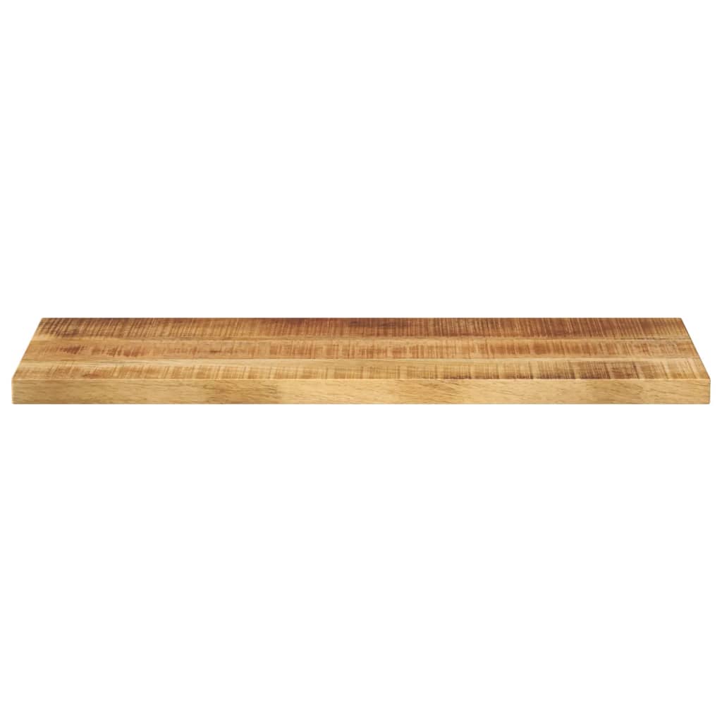 Table Top 90x20x3.8 cm Rectangular Solid Wood Rough Mango