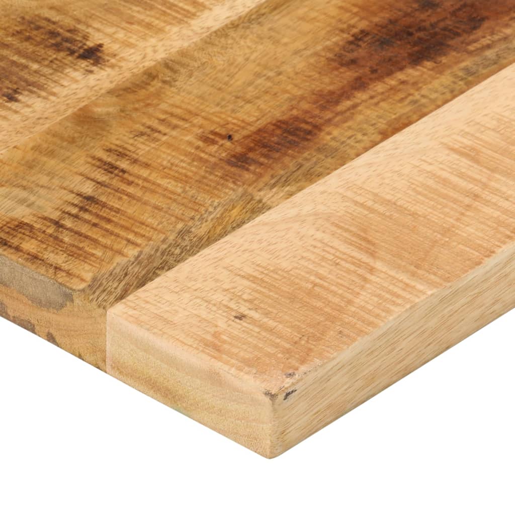 Table Top 90x20x3.8 cm Rectangular Solid Wood Rough Mango