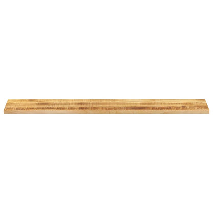 Table Top 180x20x3.8 cm Rectangular Solid Wood Rough Mango