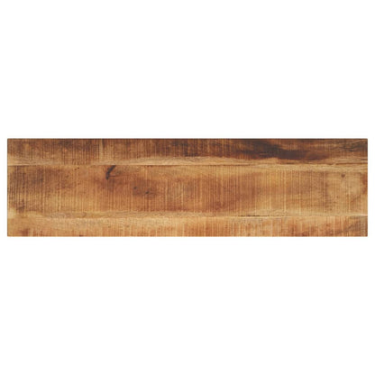 Table Top 120x30x3.8 cm Rectangular Solid Wood Rough Mango