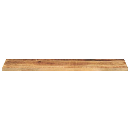 Table Top 120x30x3.8 cm Rectangular Solid Wood Rough Mango